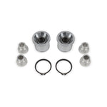 BMR CBK774 Rear Lower Control Arm Spherical Bearing Kit with machined bearing cups and billet aluminum spacers
