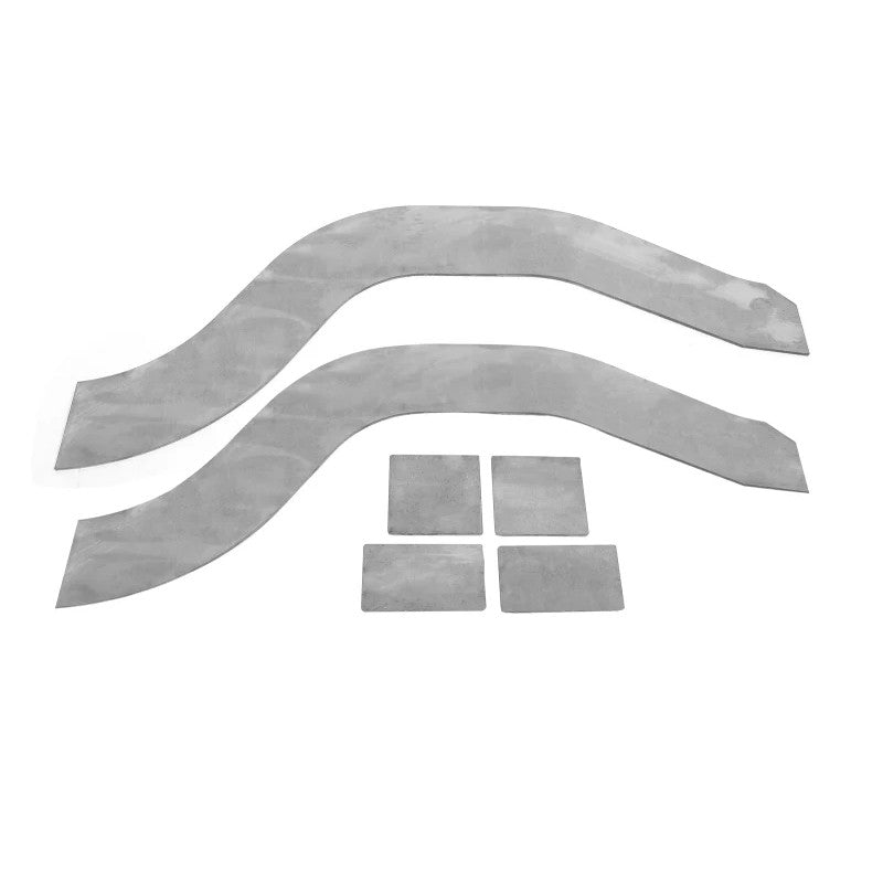 BMR Suspension steel rear frame notch kit components for 1978-1988 GM G-Body chassis modification.