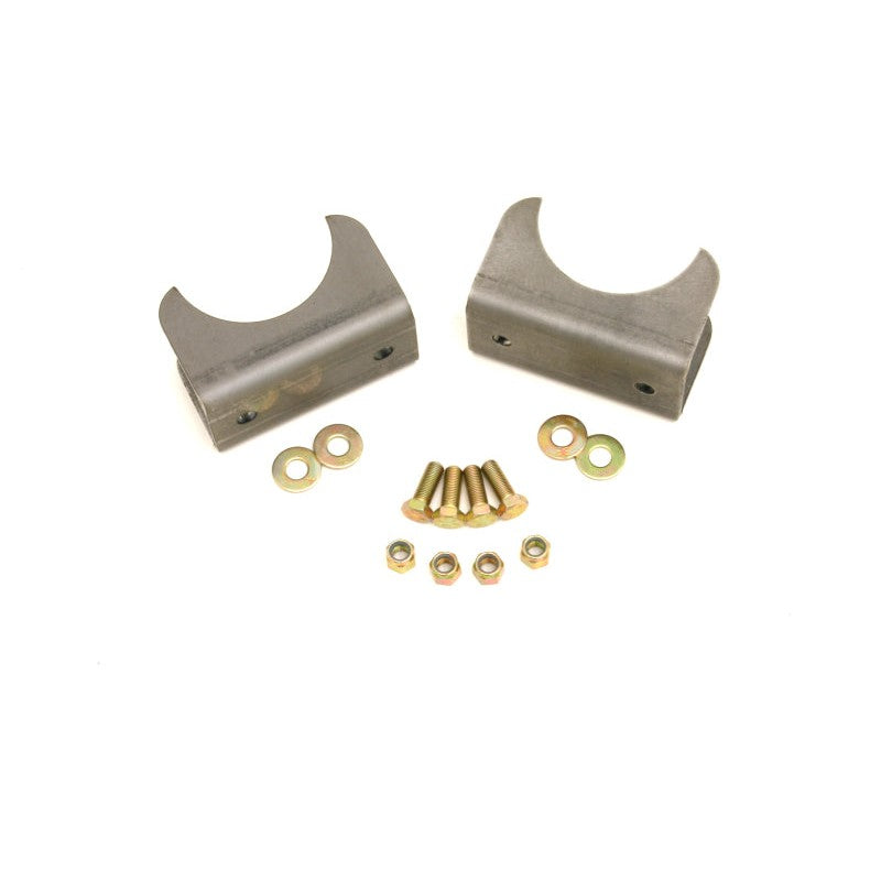 BMR bare steel weld-on sway bar mount brackets and hardware for 1982-2002 GM F-Body with 3 to 3.25 inch axle tubes