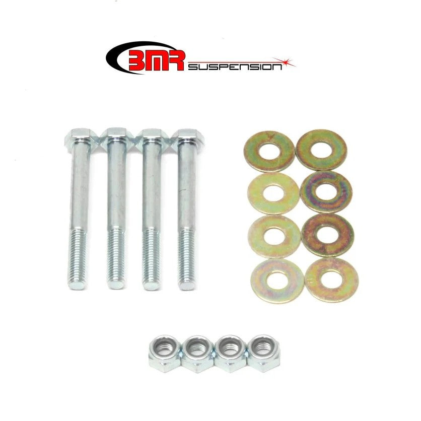 Zinc-plated high-strength bolt and nut kit for BMR 1982-1992 3rd Gen F-Body rear lower control arms.