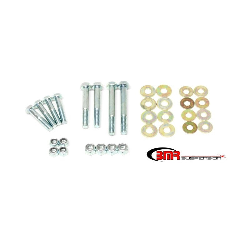 BMR Suspension RH011 zinc-plated front upper and lower control arm hardware kit for 1993-2002 Camaro and Firebird.