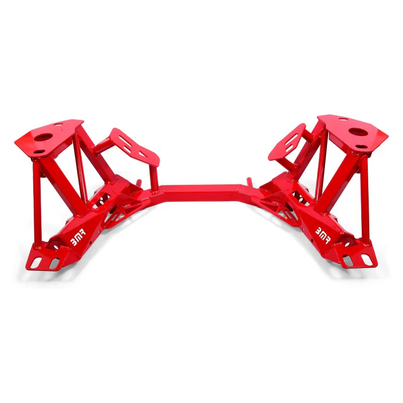 Red BMR Suspension K-member for 1996-2004 Ford Mustang chassis