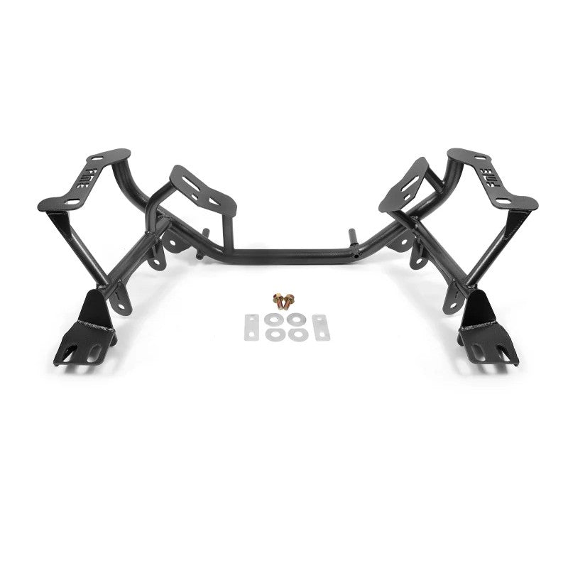 BMR tubular K-member in Black Hammertone finish for 1996-2004 Ford Mustang.