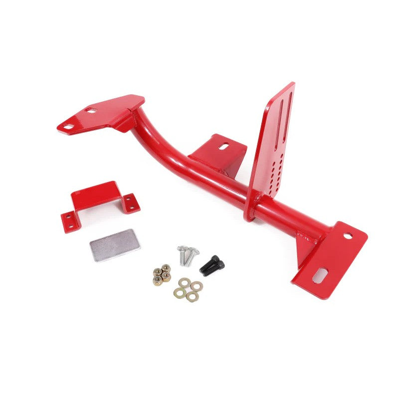 BMR TCC021R Red Torque Arm Relocation Crossmember for 1998-2002 Camaro and Firebird 4L80E swap