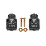 BMR Black Hammertone solid motor mount kit with billet aluminum spacers and Grade 10.9 hardware for Chevy SS and Pontiac G8