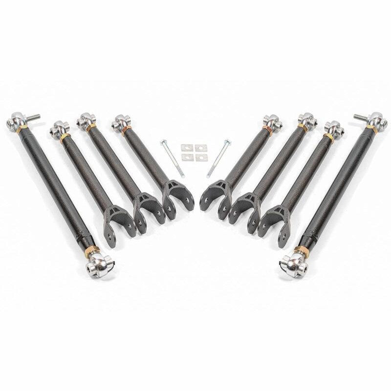 BMR Suspension 15-inch rear wheel conversion suspension kit in Black Hammertone finish for 2016-2024 Chevrolet Camaro.