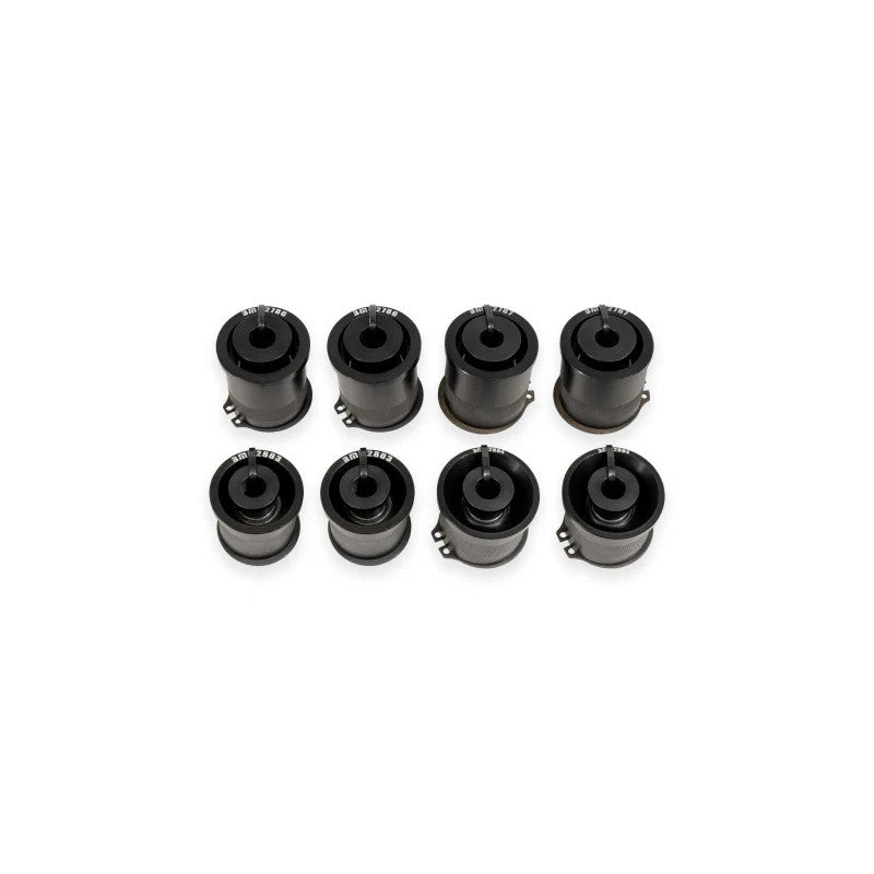 BMR Suspension Rear Upper & Lower Control Arm Bearing Kit for 1997-2013 Chevrolet Corvette C5/C6 - Black (CBK557)