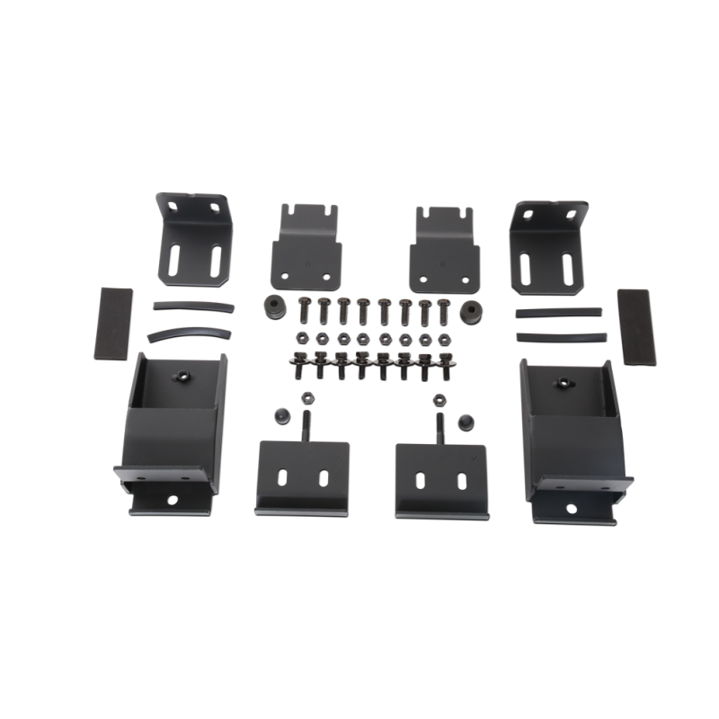 Body Armor 4x4 JK-6121 textured black roof rack mounting brackets for 2007-2018 Jeep Wrangler JK.