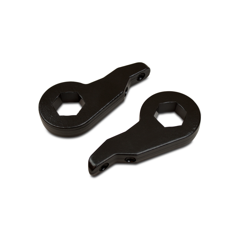 Body Armor 4x4 forged 4140 steel torsion keys and shock extenders for 2011-2019 GMC and Chevy HD trucks.