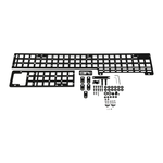 Black texture powder coated 3mm steel front bed MOLLE storage panel for 2005-2023 Toyota Tacoma.