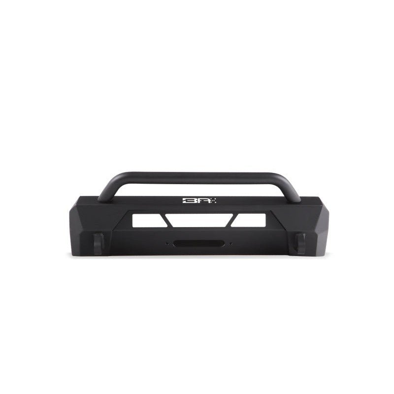 Body Armor 4x4 HiLine Series textured black front winch bumper with bull bar for Toyota 4Runner