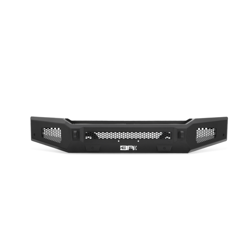 Body Armor 4x4 Ambush Series textured black steel non-winch front bumper for 2019-2022 Chevrolet Silverado 1500.