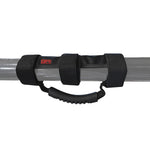 Pair of black Body Armor 4x4 nylon grab handles with industrial Velcro for 2-3 inch roll bars.