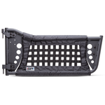 Body Armor 4x4 black textured steel tube Gen 3 front trail doors with nylon webbing for 1997-2006 Jeep Wrangler TJ.