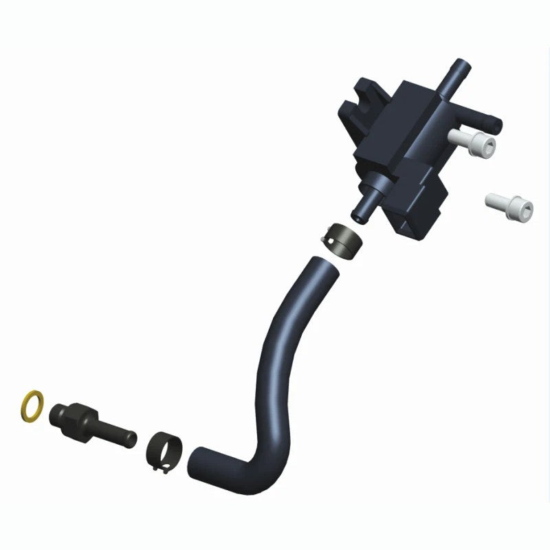 BorgWarner 179425 EFR boost control solenoid valve kit featuring 3-port design and electrical connector.