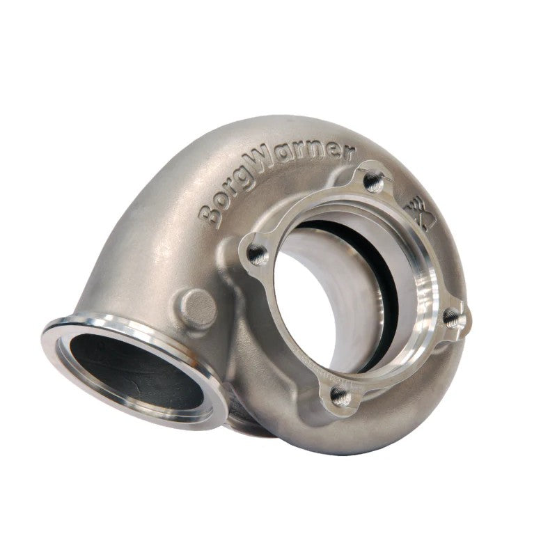 Genuine BorgWarner S300SX3 SX turbine housing with T4 flange and .83 A/R ratio for 68/76mm wheels.