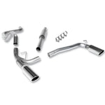 Borla stainless steel cat-back exhaust system with polished tips for 2003-2005 Dodge Neon SRT-4.