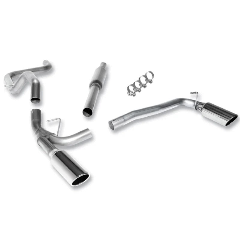 Borla stainless steel cat-back exhaust system with polished tips for 2003-2005 Dodge Neon SRT-4.