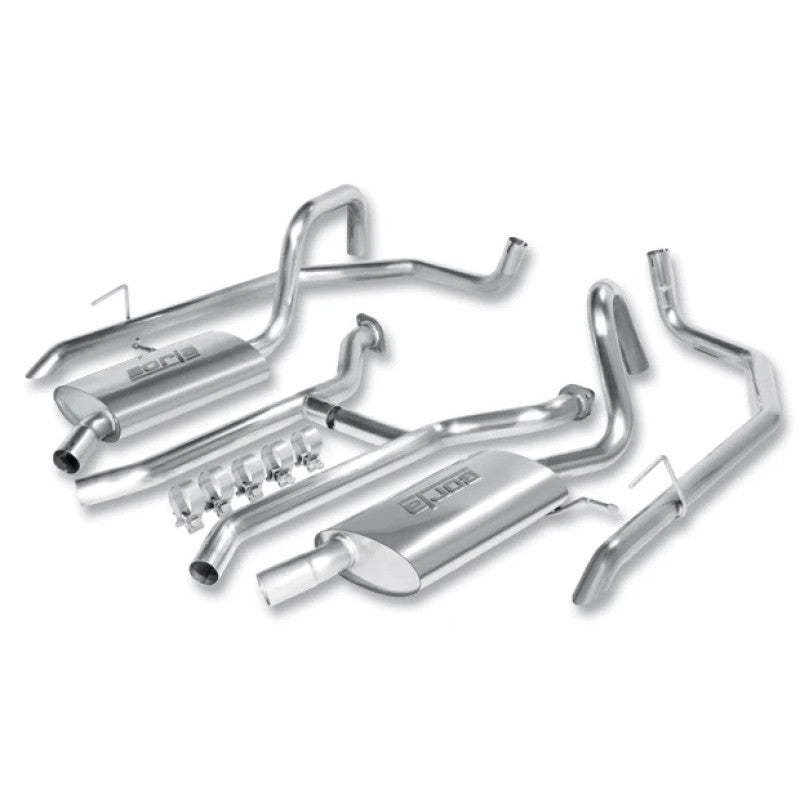 Borla 140360 stainless steel cat-back exhaust system with H-pipe for Ford Crown Victoria.