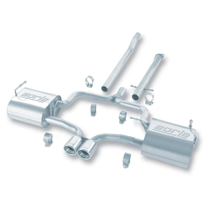 Borla stainless steel cat-back exhaust system for 2004-2015 Mini Cooper S models.