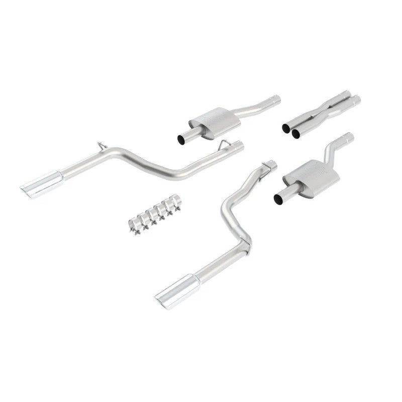 Borla ATAK series cat-back exhaust system for 2005-2010 Chrysler 300 C and Dodge Charger/Magnum SRT8 models