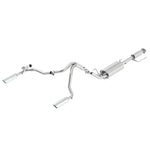 Borla cat-back exhaust system with single split rear exit for 2007-2010 Toyota FJ Cruiser 4.0L
