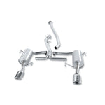 Borla stainless steel cat-back exhaust system with polished tips for 2009-2011 Subaru Impreza sedan.