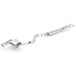 Borla Touring Series cat-back exhaust for 2006-2012 BMW 325i/328i featuring T-304 stainless steel and dual exit tips.
