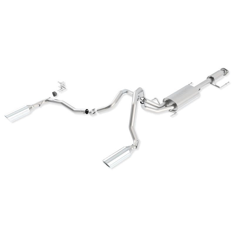 Borla stainless steel cat-back exhaust system for 2010-2014 Toyota FJ Cruiser 4.0L V6.