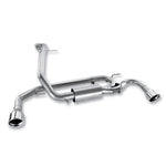 Borla stainless steel rear section exhaust system with polished tips for 2010-2013 Mazda 3 Hatchback