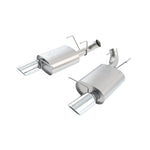 Borla ATAK axle-back exhaust system with T-304 stainless steel mufflers and polished tips for 2011-2012 Shelby GT500