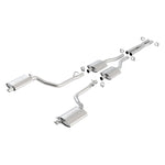 Borla S-Type stainless steel cat-back exhaust with merge X-pipe for 2011-2014 Dodge Charger and Chrysler 300 5.7L.