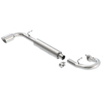 Borla 11813 stainless steel rear section axle-back exhaust with polished tip for 2011-2016 Scion tC.