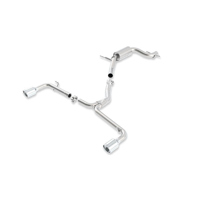 Borla stainless steel cat-back exhaust system with polished tips for 2012-2017 Volkswagen Beetle