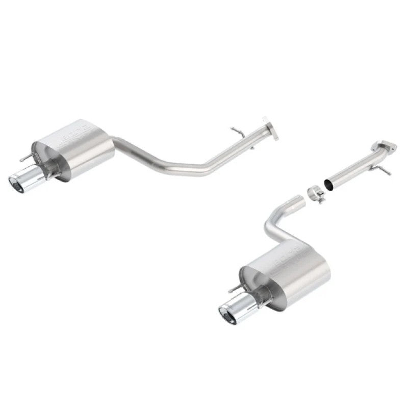 Borla S-Type axle-back exhaust with dual polished oval tips for 2014-2025 Lexus IS250 and IS350
