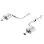 Borla S-Type axle-back exhaust with dual polished oval tips for 2014-2025 Lexus IS250 and IS350