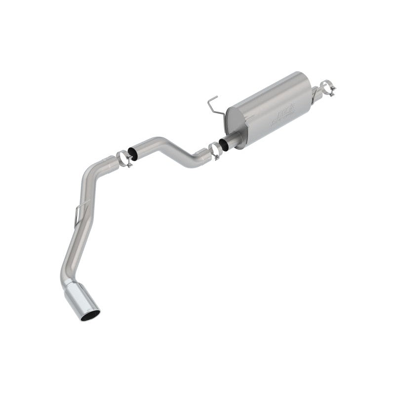 Borla S-Type cat-back exhaust system 140801 with 3.5-inch T-304 stainless steel piping and chrome tip
