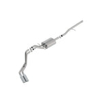 Borla ATAK T-304 stainless steel cat-back exhaust system 140797 with dual side exit bright chrome tips.