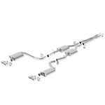 Borla ATAK Cat-Back Exhaust system with 2.5 inch piping and dual rectangle angle-cut tips for Dodge Challenger 5.7L.