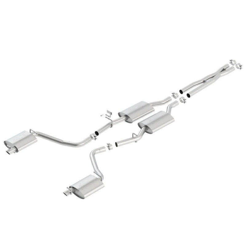 Borla 140686 ATAK cat-back exhaust system with merge X-pipe for 3.6L V6 Dodge Charger and Chrysler 300.