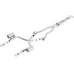 Borla ATAK T-304 stainless steel cat-back exhaust with active valves and merge X-pipe for 6.4L Charger and 300 C