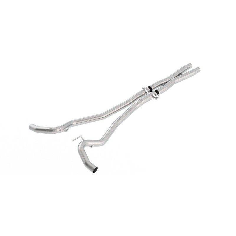 Borla T-304 stainless steel 2.5-inch X-pipe and mid-pipe assembly for 2015-2023 Ford Mustang 5.0L
