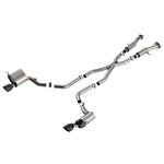 Borla ATAK cat-back exhaust system with 5-inch ceramic black tips and merge X-pipe for Jeep Grand Cherokee SRT.
