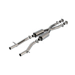 Borla S-Type 2.5-inch T-304 stainless steel mid-section exhaust with Merge X-Pipe for 2015-2025 Lexus RC F