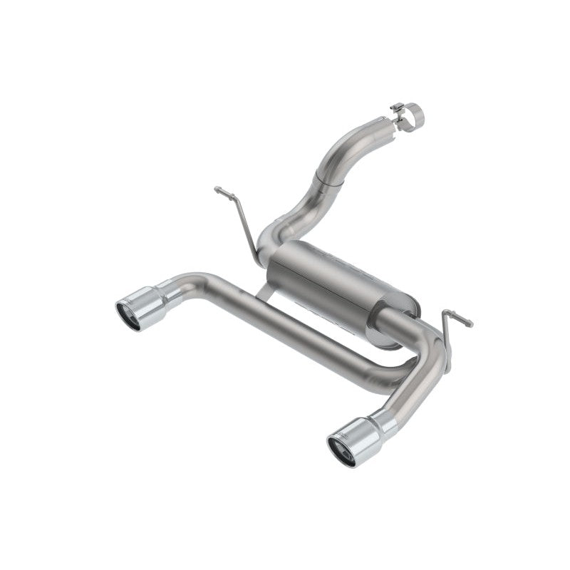 Borla 11964 ATAK axle-back exhaust system with dual 3.5-inch polished stainless steel tips for Jeep Wrangler JL.