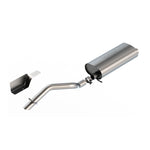 Borla T-304 stainless steel high clearance cat-back exhaust with turn down tip for 2018-2025 Jeep Wrangler JL.