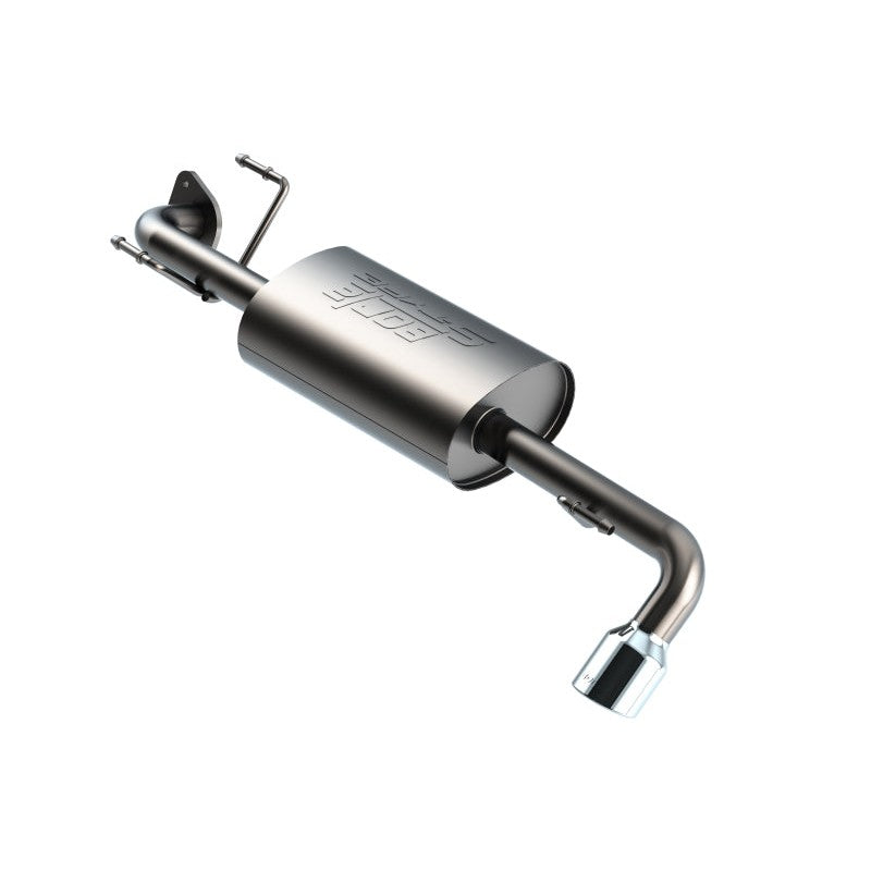 Borla S-Type axle-back exhaust for 2018-2023 Subaru Crosstrek with polished 3.5 inch oval stainless steel tip.