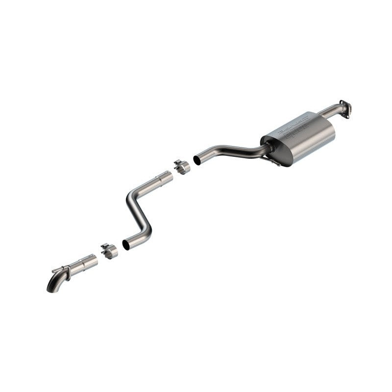 Borla S-Type stainless steel 2-inch catback exhaust system with turn down tip for 2018-2023 Suzuki Jimny.