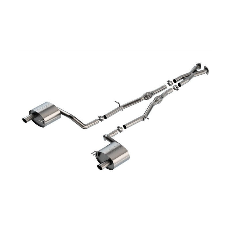 Borla 141018 S-Type Cat-Back exhaust system with T-304 stainless steel piping for 2019-2021 Genesis G70 3.3L.