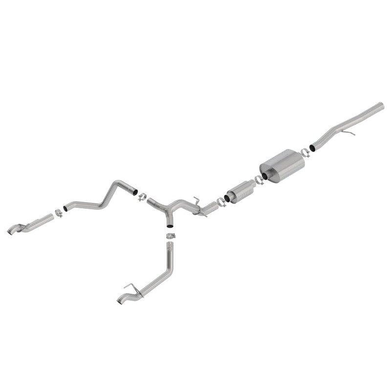 Borla S-Type cat-back exhaust system for 2019-2023 Chevrolet Silverado and GMC Sierra 1500 6.2L
